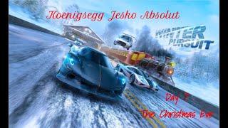 NFS No Limits Winter Pursuit Koenigsegg Jesko Absolut Day 7 (The Christmas Eve)