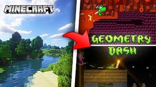 ЭТО НАСТОЯЩИЙ МАЙНКРАФТ В GEOMETRY DASH