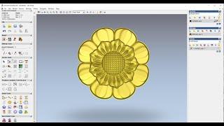 EP-26: How easy to create the flower model in Art cam.