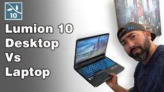 Lumion 10 Desktop Vs Laptop Rendering Times - Acer Predator Helios 300