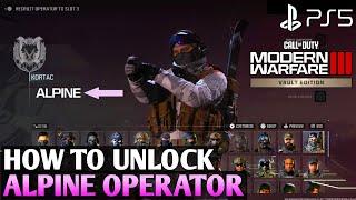 How to Unlock Alpine MODERN WARFARE 3 Alpine | How to Get Alpine MW3 Alpine Unlock