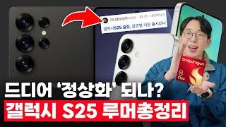 최초로 '슬림' 모델 나온다?! 한달 후 출시될 삼성 갤럭시 S25 루머 총정리!