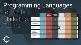 Digital Marketing Coding Skills & Programming Languages