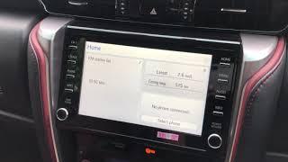 How to turn on Apple car play and android auto in Toyota Innova Crysta , Fortuner and Legender