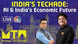 LIVE | Mumbai Tech Week: AI And India's Economic Future | Piyush Goyal | N18L | CNBC TV18