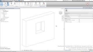 [Урок Revit Семейства] Окно. Проем полостью. Четверть