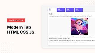 Modern Tab - HTML CSS Javascript