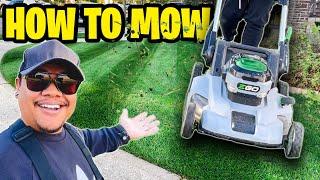 How To Mow Your Lawn