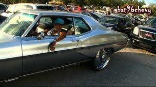 Plies in his CHROME 1968 Pontiac Grand Prix on 26" DUB Azzmackas @ Florida Mall - 1080p HD