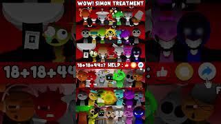 NEW!  ALL SIMON TREATMENT ? VS NEW CHIDI TREATMENT ? #incredibox #sprunkimod #sprunkisong