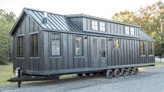 Exceptionally Cozy Bunkhouse Tiny House Model by Timbercraft Tiny Homes