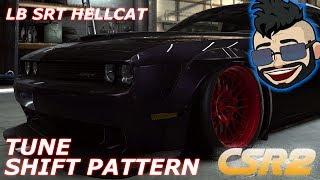 CSR2 - LB SRT Hellcat - Fastest tune + Shift pattern -