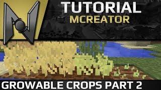 MCreator Tutorial: Custom Crops 2.0 - Seed Procedure - Part 2 | 1.8.3