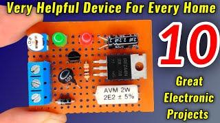 10 helpful Electronic Projects for Beginners