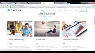 Educator WP - Learning Management System Theme Preview