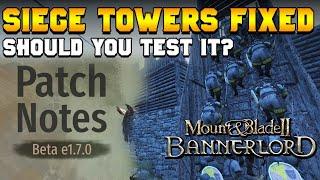 BIGGEST PATCH YET Beta Branch v1.7.0 Patch Notes for Mount & Blade 2: Bannerlord