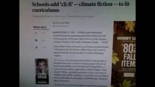 ''College classrooms tackle 'cli-fi' genre'' - Part 5 in a series