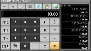 Calculator Mem Tutorial - Tip #4 - Memory button usage [M+, M-, MC, MR]