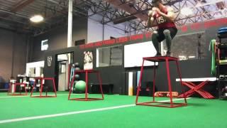 Nghia Pham plyometrics training at Optimum Training and Performance