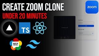 MERN Stack Zoom Clone under 20 Minutes | Create Zoom Clone with React JS + ZEGOCLOUD 2024