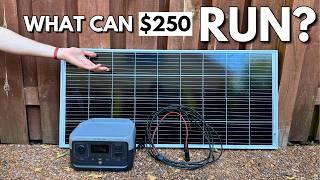 Dirt-Cheap Solar Generator Setup - What Can It Power?