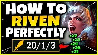 HOW TO PLAY RIVEN PERFECTLY EVERY GAME IN SEASON 12 