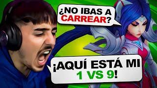 ¡AQUÍ ESTÁ MI 1 VS 9! VUELVE EL REY DEL DAÑO