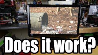 TV from the Trash - Testing it Out