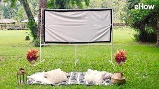 How to Make a Backyard Movie Screen