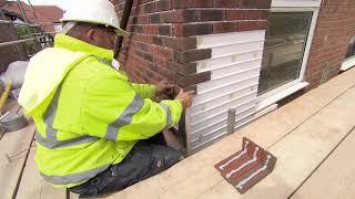 Eurobrick - Fixing brick slips with adhesive