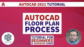 AutoCAD Floor Plan Process Step By Step | AutoCAD 2021 Tutorial