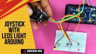 controlling leds using arduino joystick , Arduino projects , science project , inspire award project