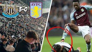 Newcastle 3-0 Aston Villa match vlog - DURAN RED CARD SHOCKER SPOILED BOXING DAY CLASSIC !!!!!