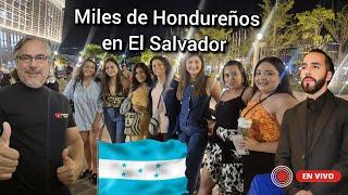 El Salvador abarrotado de hermanos Hondureños #elsalvador #Honduras