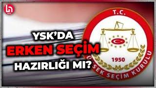 YSK'da erken seçim hazırlığı mı yapılıyor? İşte detaylar!