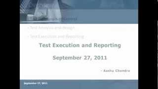 Introduction - Test Execution and Reporting