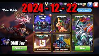 2024 - 12 - 22 Day of Dragon Mania. - Dragon Mania Legends - (DMK*Jay) 드래곤 매니아 레전드