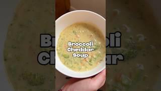 Broccoli cheddar soup recipe  a quick, cozy, healthy, and easy recipe for dinner tonight!