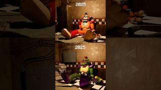 Which one? ▶Freddy or Monty over the years // #trending#fnaf#viralshort#fyp