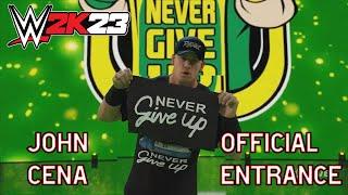 WWE 2K23 John Cena Full Official Entrance!