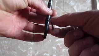 Как разобрать поворотную шариковую авторучку и заменить стержень/Disassemble a rotary ballpoint pen.