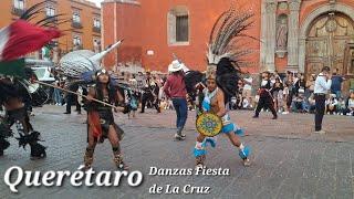 Danzas Concheros Fiesta de La Cruz 2024, Querétaro, México