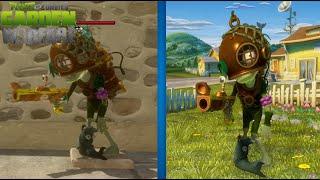 Gameplay with Scuba Soldier (Mod) | Plants vs Zombies Garden Warfare 1