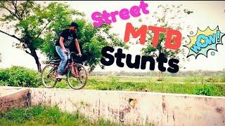 Street MTB stunts  ( Inspired by Fabio Wibmer's video ) -- Raaz stunts