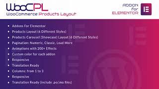 WooCommerce Products Layout for Elementor WordPress Plugin | Codecanyon Scripts and Snippets