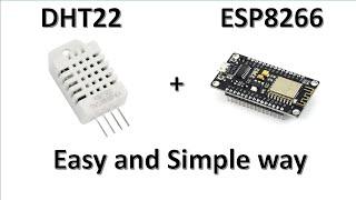 how to use Dht22 sensor with esp8266