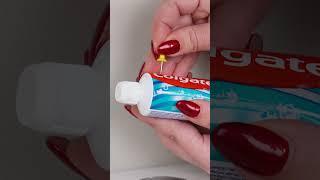 Toothpaste is full of surprises! 🫧 #shorts #diy #bathroom #lifehacks