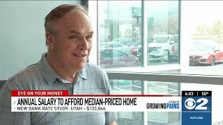 Study finds six-figure income necessary to buy median-priced home in Utah