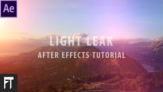 How to Make Light Leaks Overlay in After Effects - After Effects Tutorial (No Third Party Plugin)