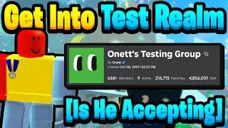 Onett ACCEPTED New TEST REALM Members